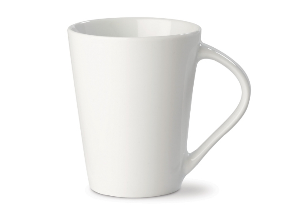 White Porcelain Conical Mug - Groombridge
