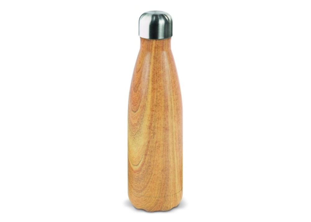 Insulated Wood Finish Drinking Bottle - Corsham