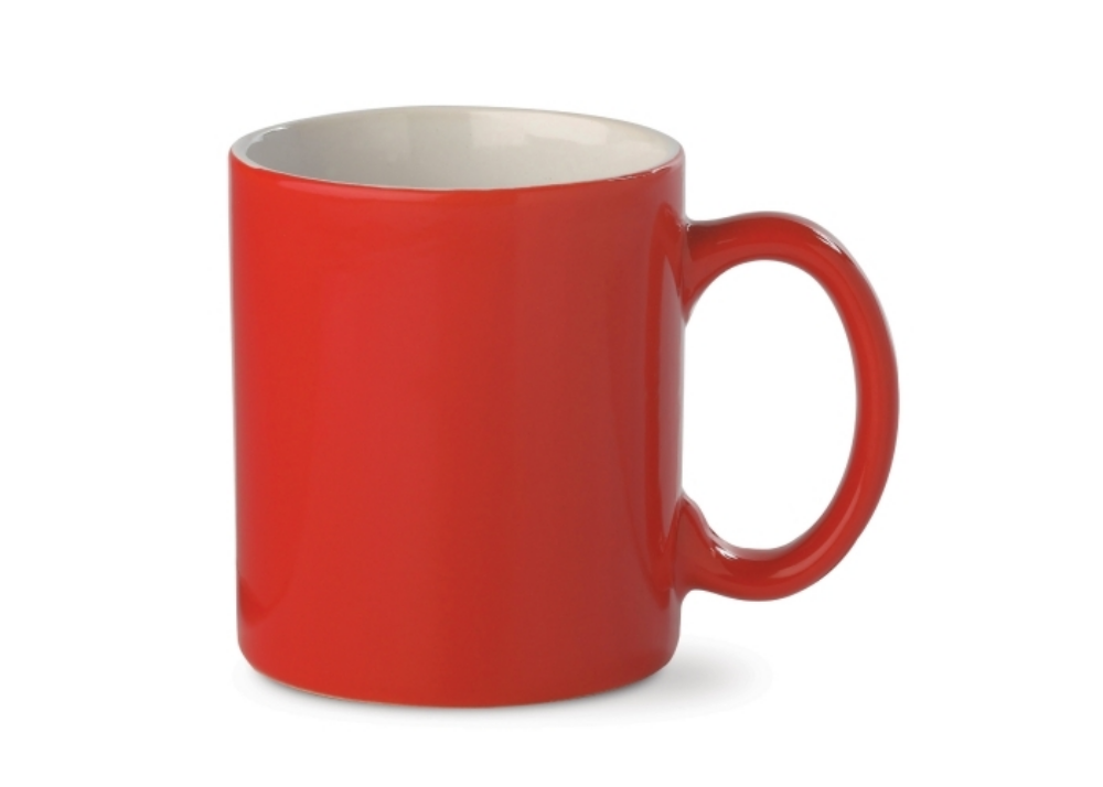 Bright Red Stoneware Mug - Crowborough