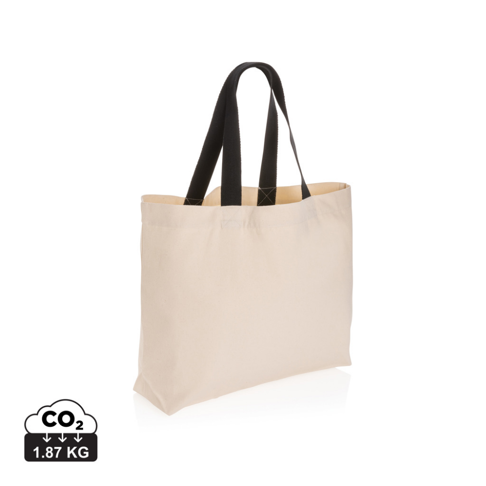 An undyed recycled canvas tote bag from AWARE™, with a weight of 240 gsm - Piddletrenthide - Holcombe