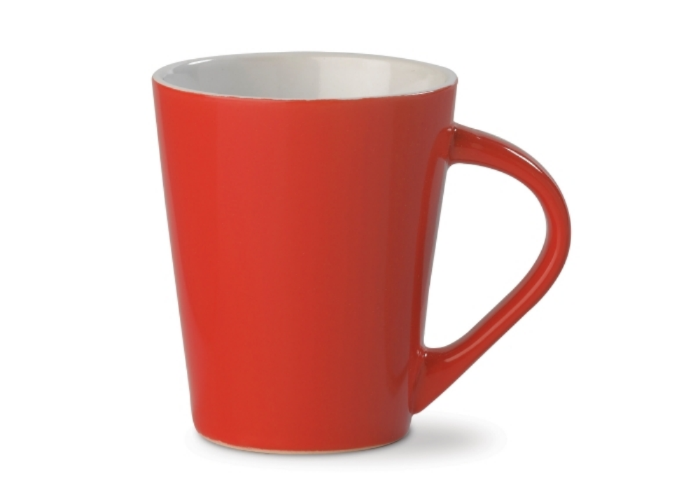 Bright Red Conical Mug from 'Nice' Collection - Gretton