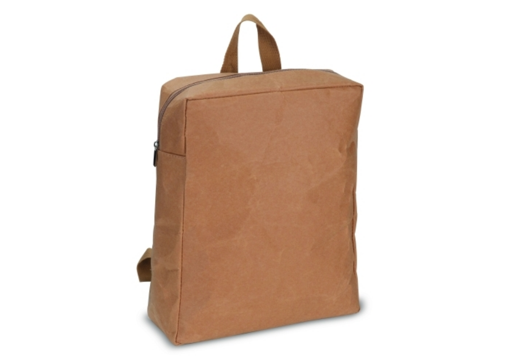 A backpack made of kraft paper that is washable - Newburyport