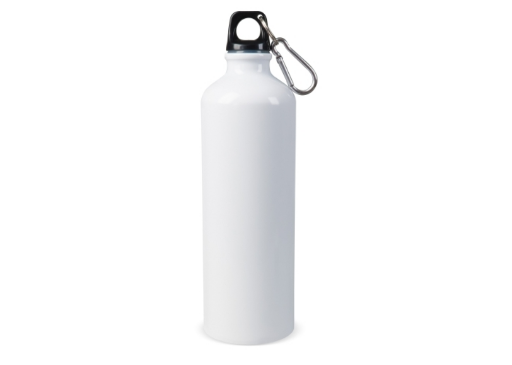 Aluminium Wasserflasche mit Karabiner Sublimation 750ml