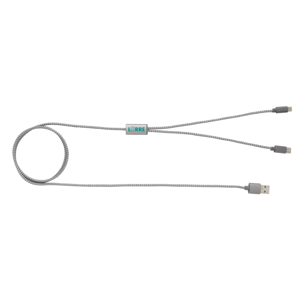 Câble de Charge Tressé de Luxe 3 en 1 - Molinges