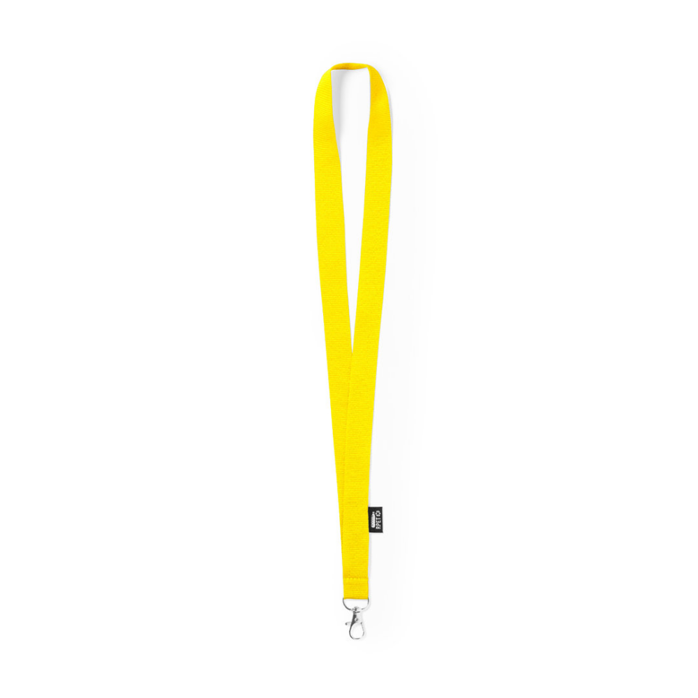 Lanyard made of RPET polyester from the Nature Line - Gadsden
