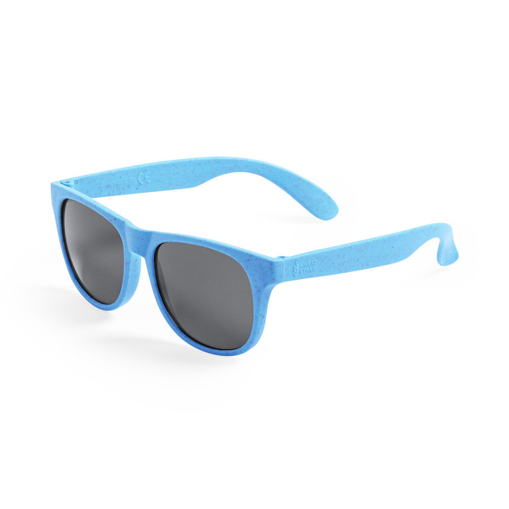 Nature Line UV400 Schutz-Sonnenbrille mit Weizenstroh-Rahmen - Siegburg 