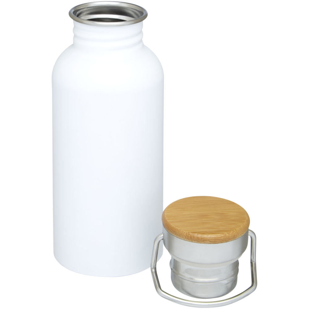 Stainless steel bottle with a bamboo lid - Bibury - Bedhampton