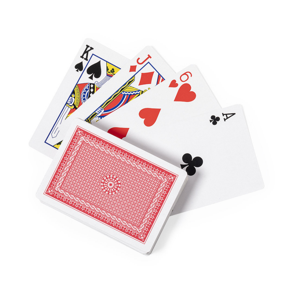 Ensemble de cartes à jouer en papier laminé français - Dompremy