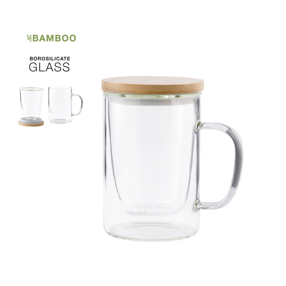 Borosilicate Glass Infusion Mug - Queenborough