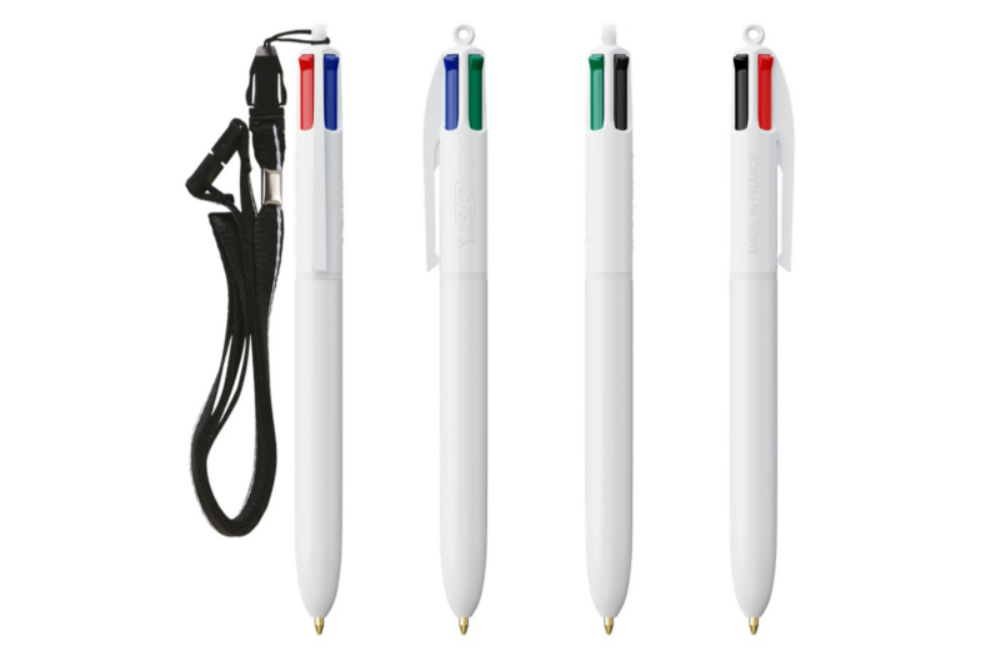 Vierfarbiger Mehrfach-Tintenstift mit abnehmbarem Verschluss - Erlensee 
