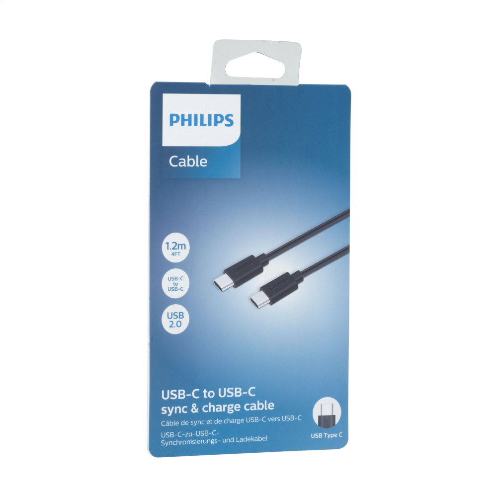 Cable de sincronización y carga USB-C de Philips - Avebury - Urkabustaiz