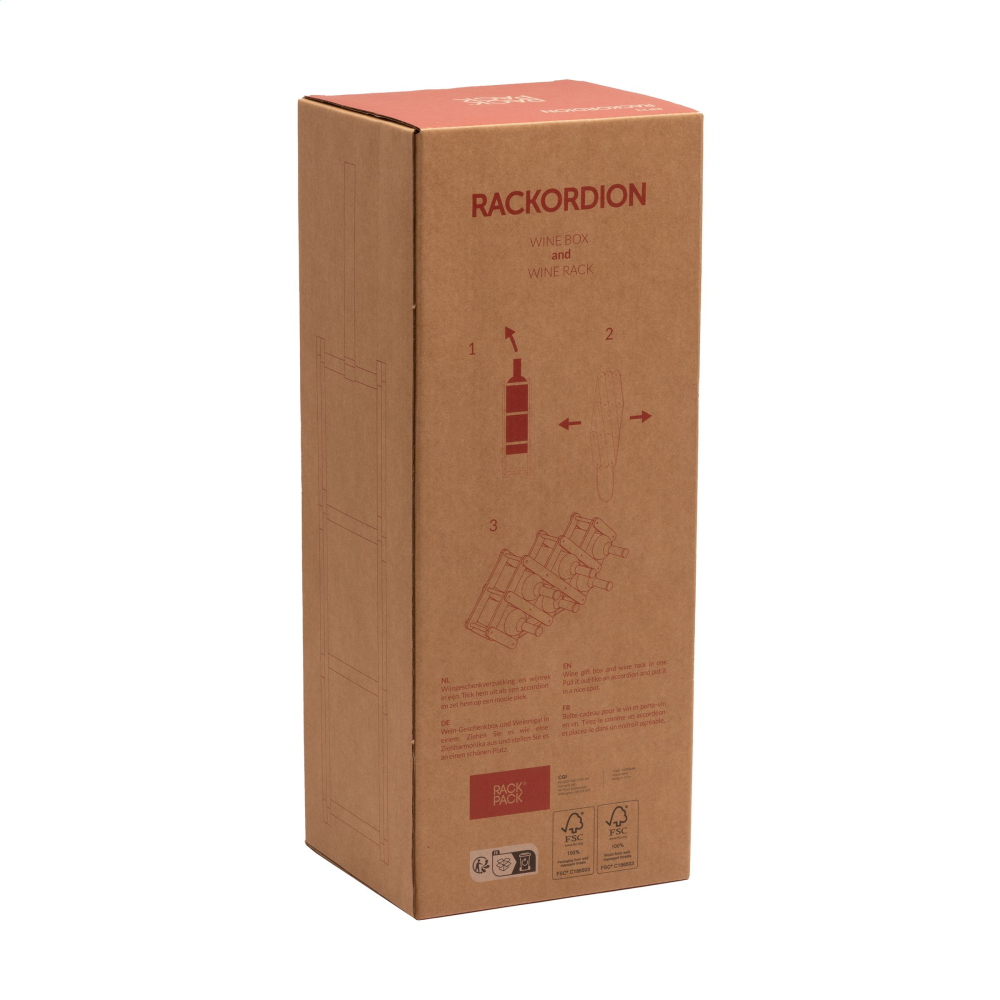 Rackpack Wine Rack - Bewdley - Reddish