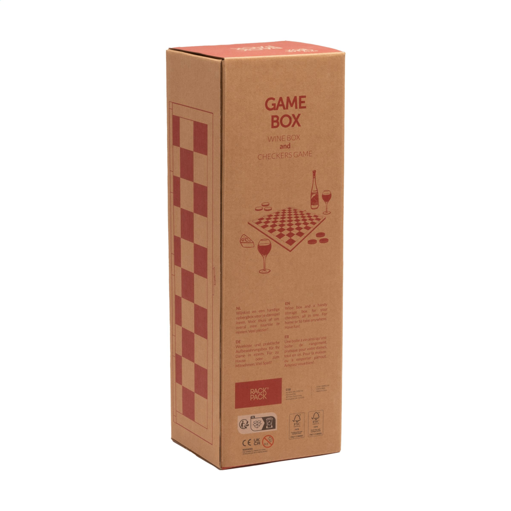Rackpack Gamebox Dama - Monforte d'Alba