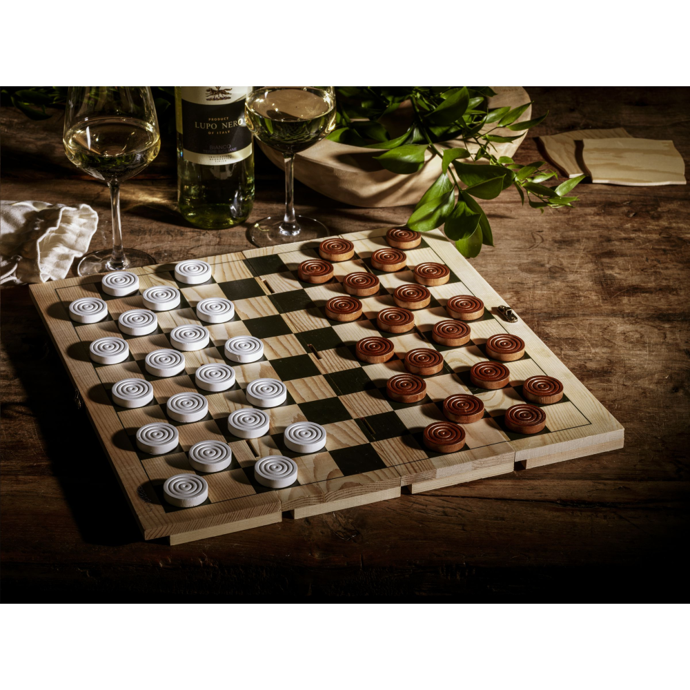 Checkers Gamebox Rackpack - Kings Sutton - Kings Lynn