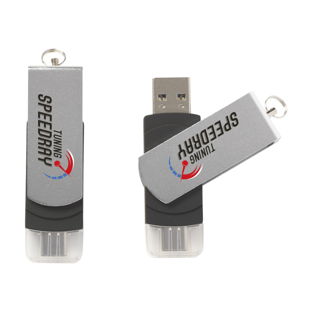 Clé USB à double connecteur - Aigues-Vives