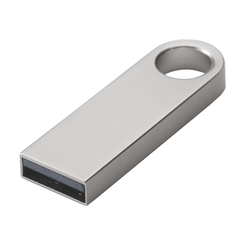 Chiavetta USB in acciaio argentato - Monte Castello di Vibio