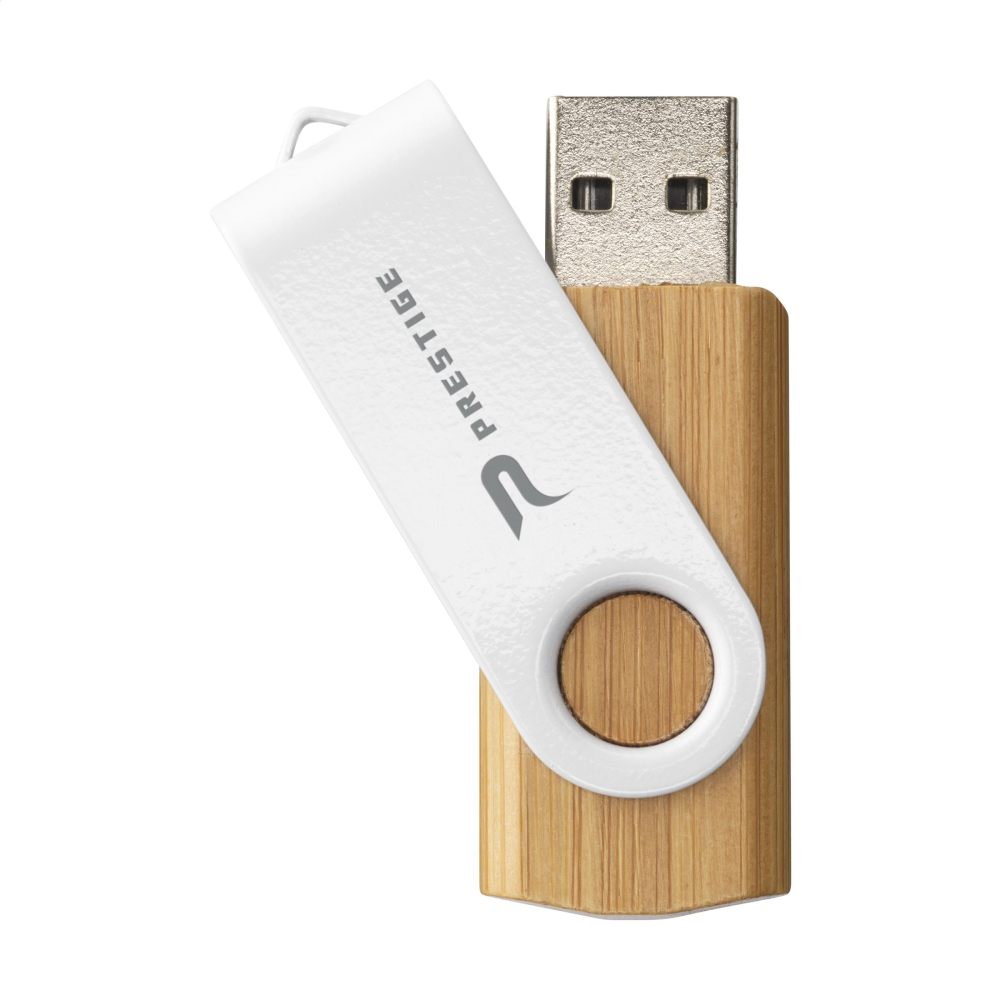 Clé USB 2.0 ECO en bambou - La Bresse
