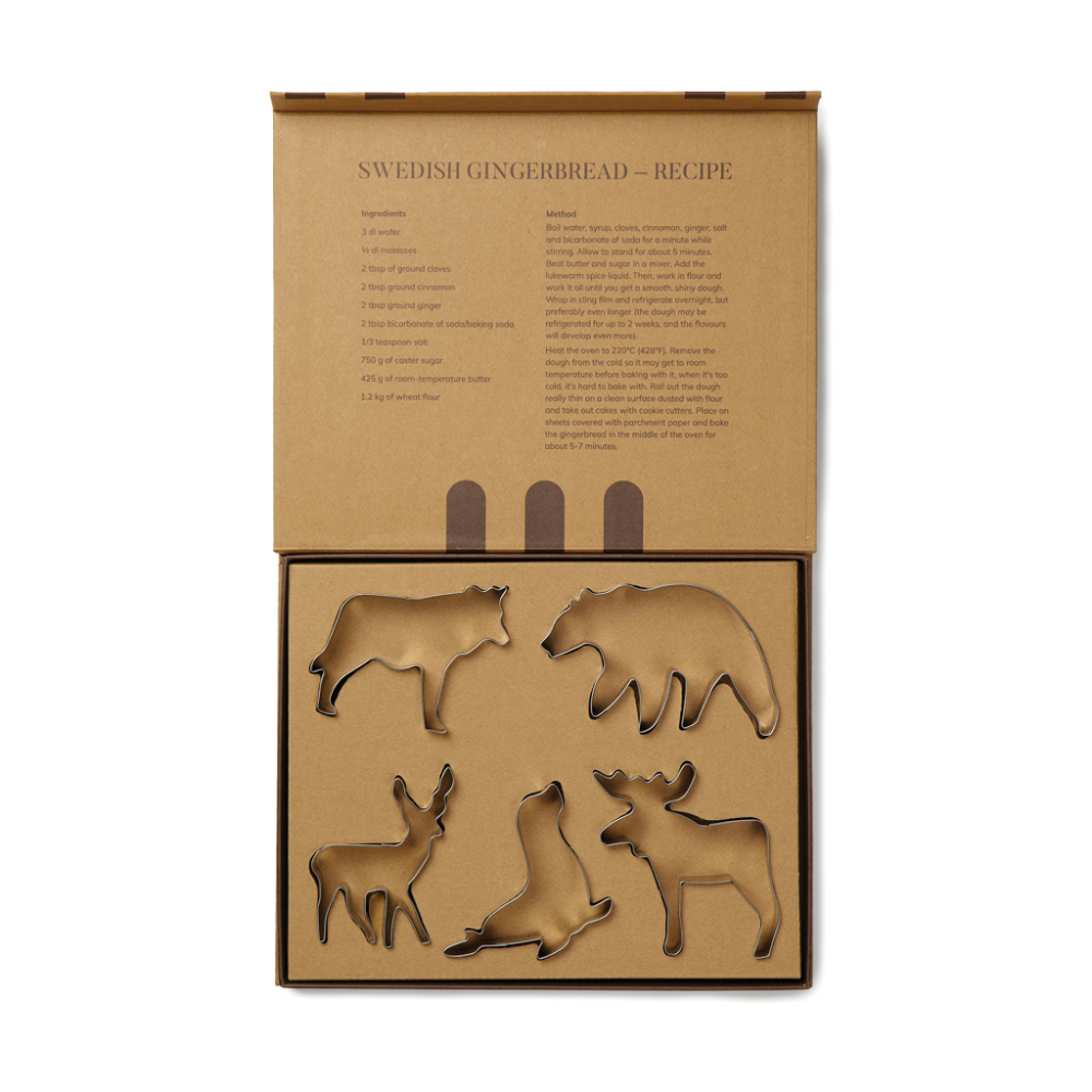 A set of cookie cutters from Nordic Wildlife, Sheringham edition - Newhaven