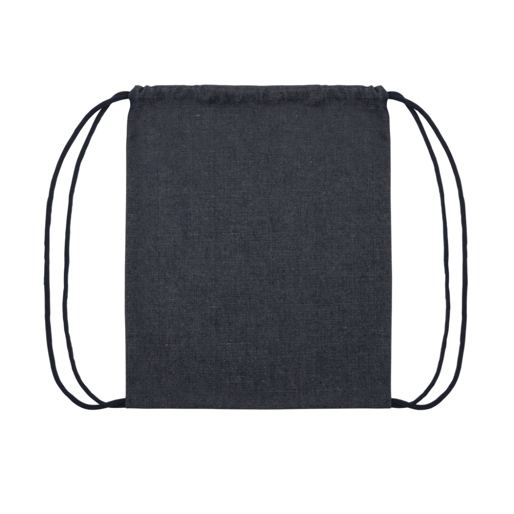Sustainable Denim Drawstring Backpack - Broughton - Chettle
