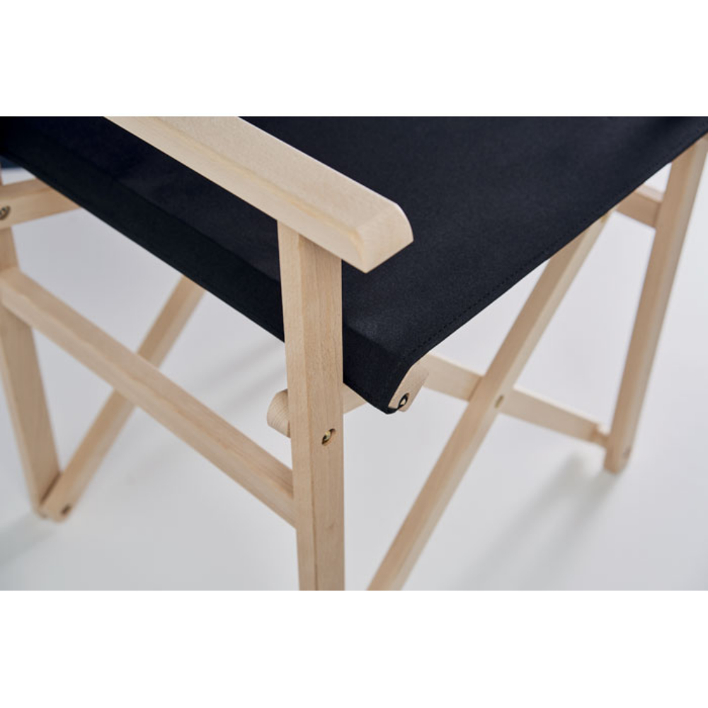 Chaise de réalisateur en bois pliable - Chazey-sur-Ain