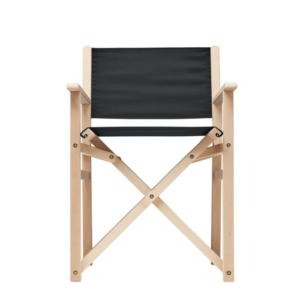 Chaise de réalisateur en bois pliable - Chazey-sur-Ain