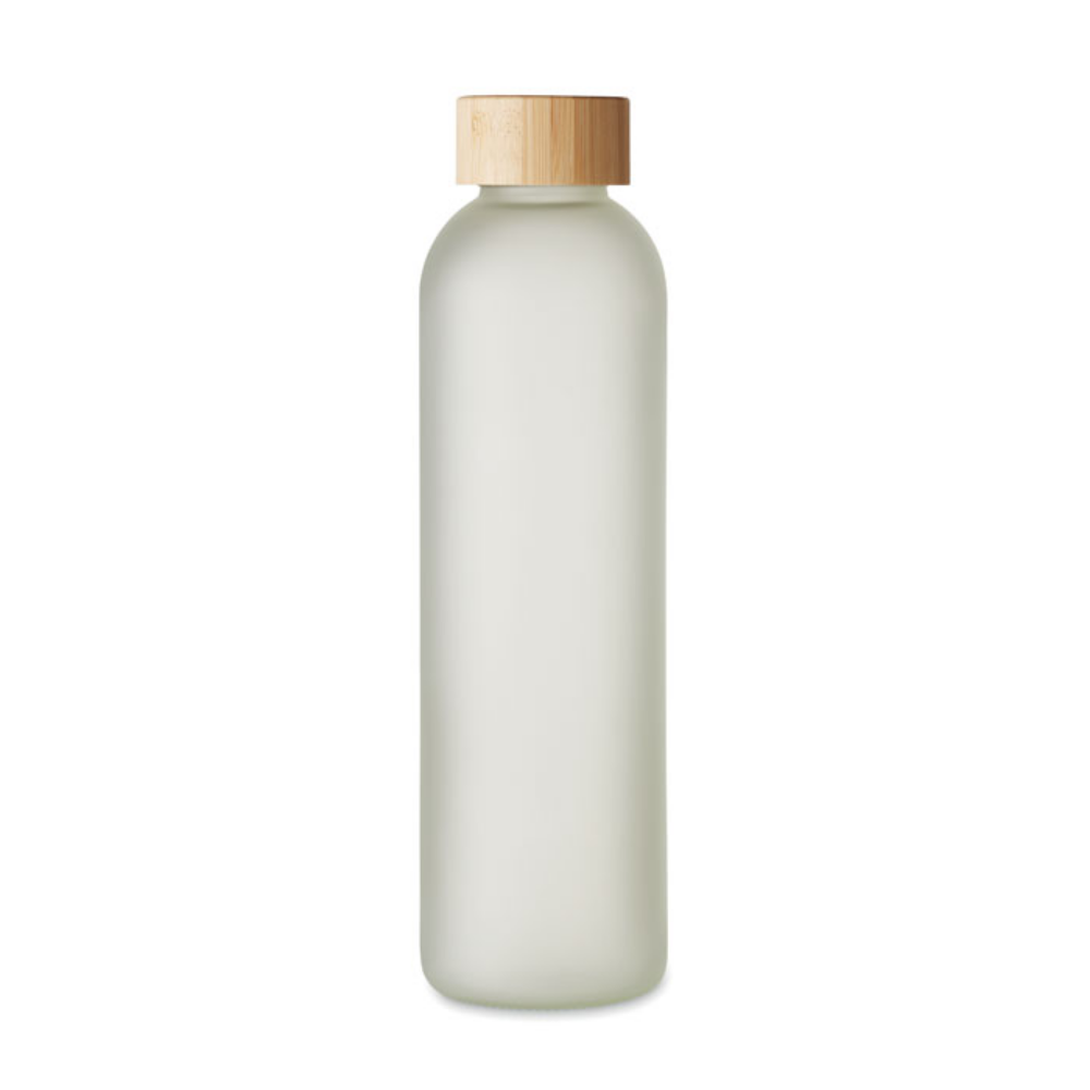 Botella de Vidrio de Sublimación con Tapa de Bambú - Ogbourne Saint Andrew - Collado Villalba