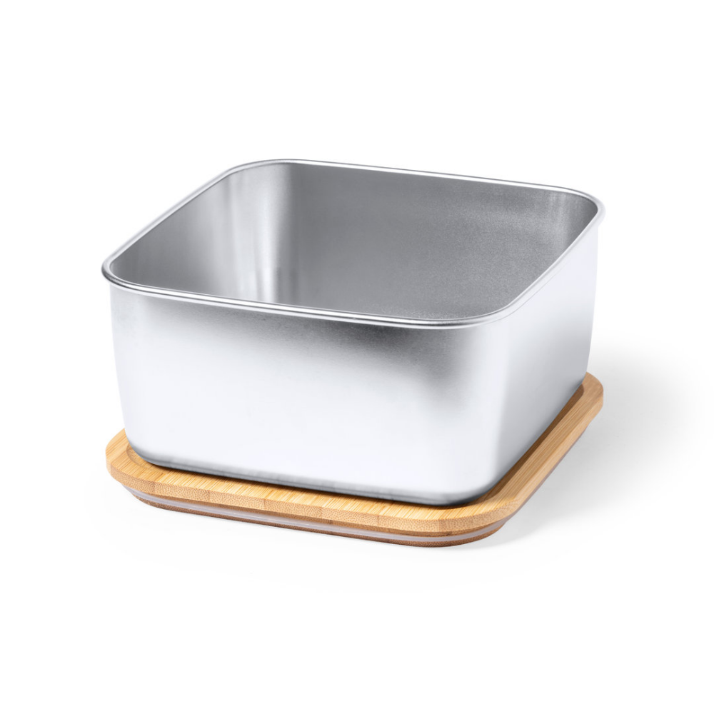 Square Stainless Steel Lunch Box - Oxford - Cleethorpes