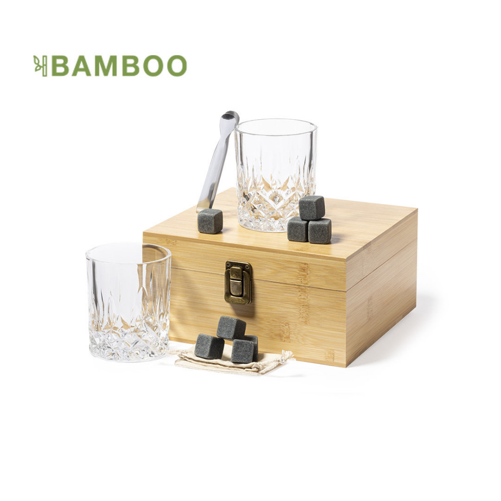 Bambus Whisky Set