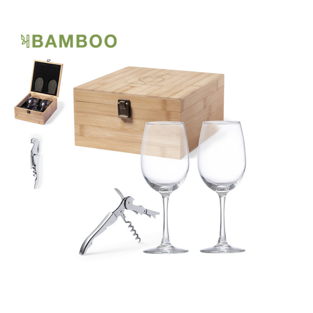 Bamboo Wine Set - Bletchingley - Saltash