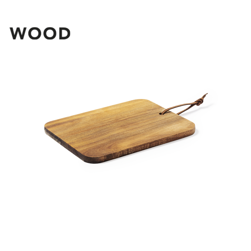 planche à découper en bois avec cordon en cuir - Chamonix-Mont-Blanc