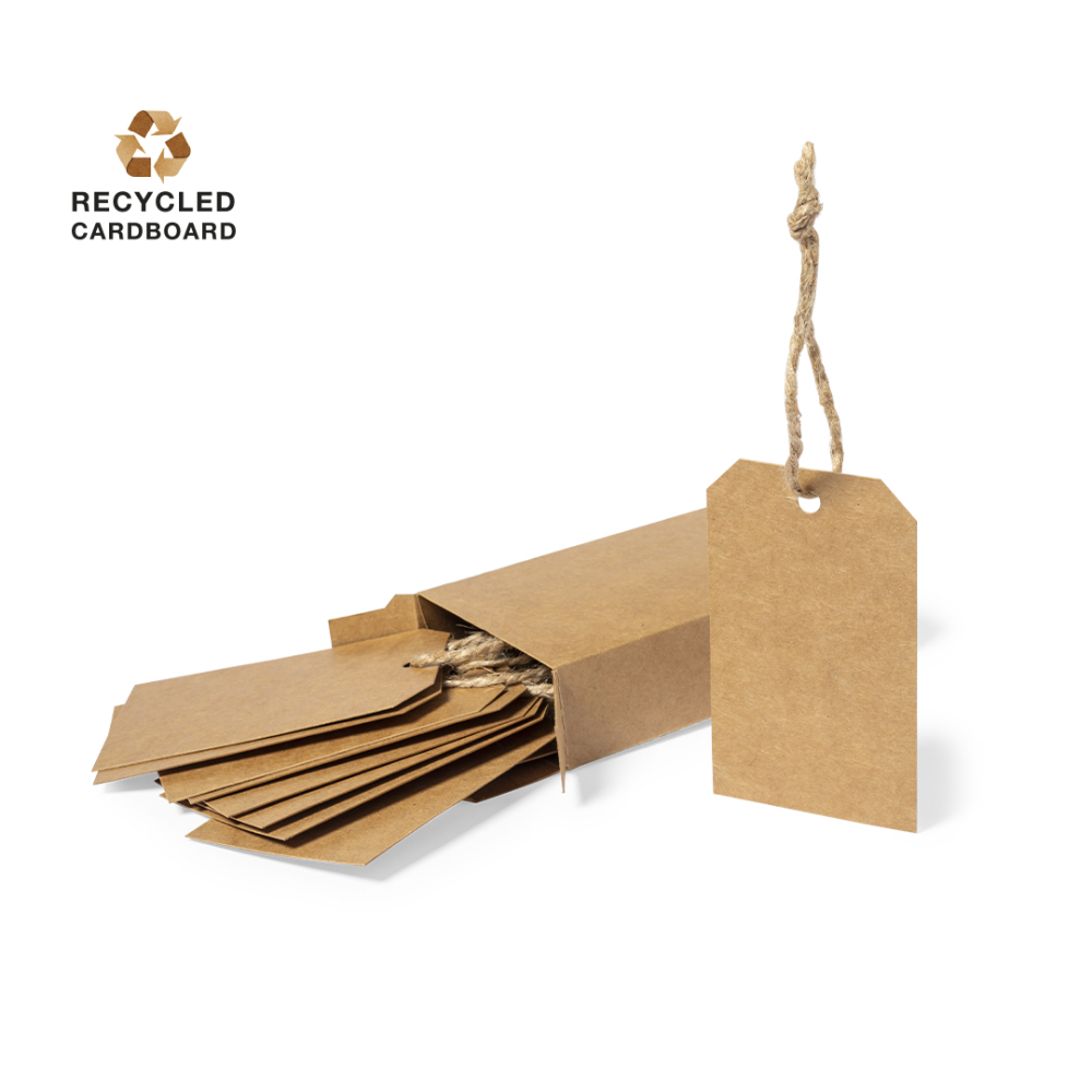 Recycled Kraft Presentation Labels - Findhorn - Nailsworth