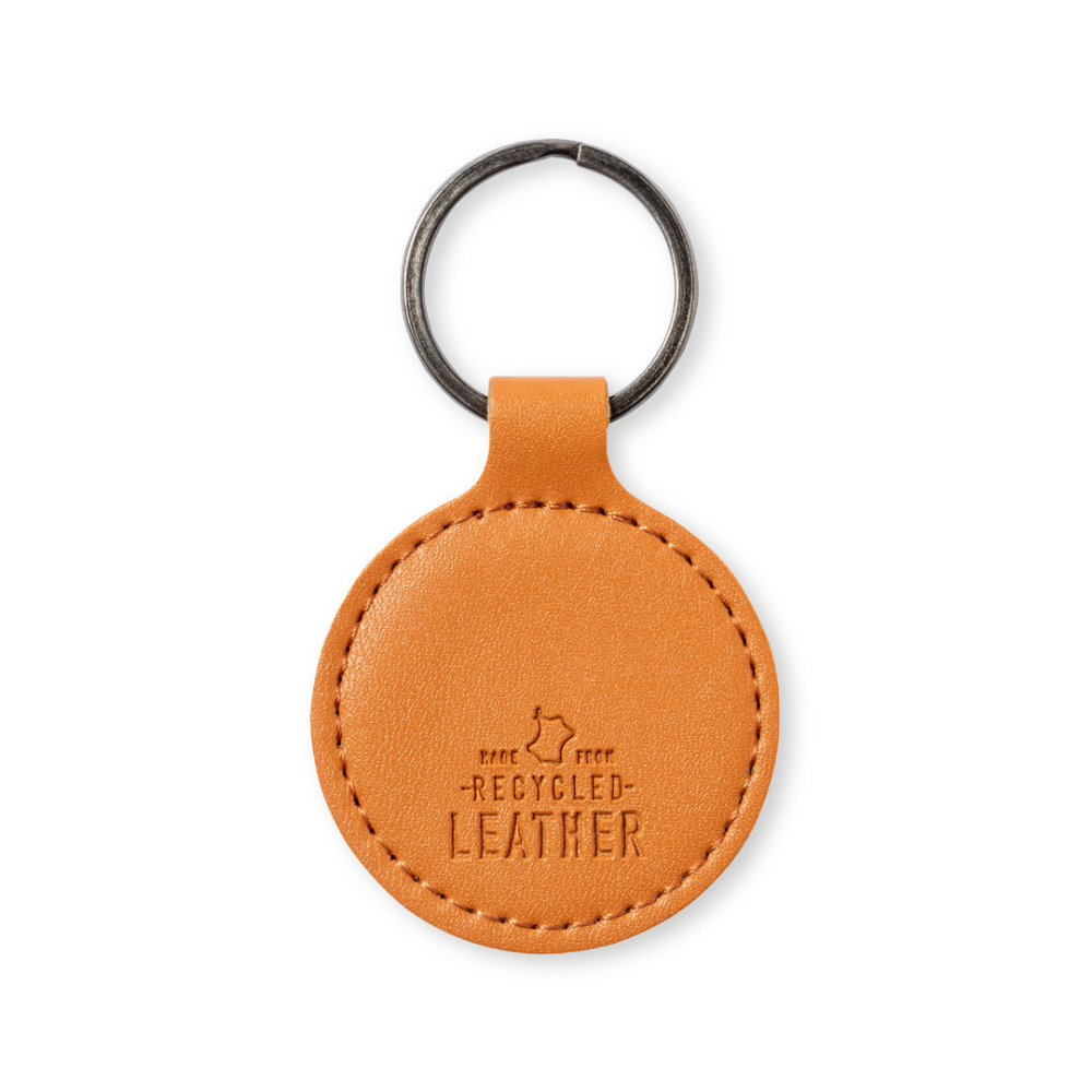 EcoLeather Circle Keyring - Prittlewell