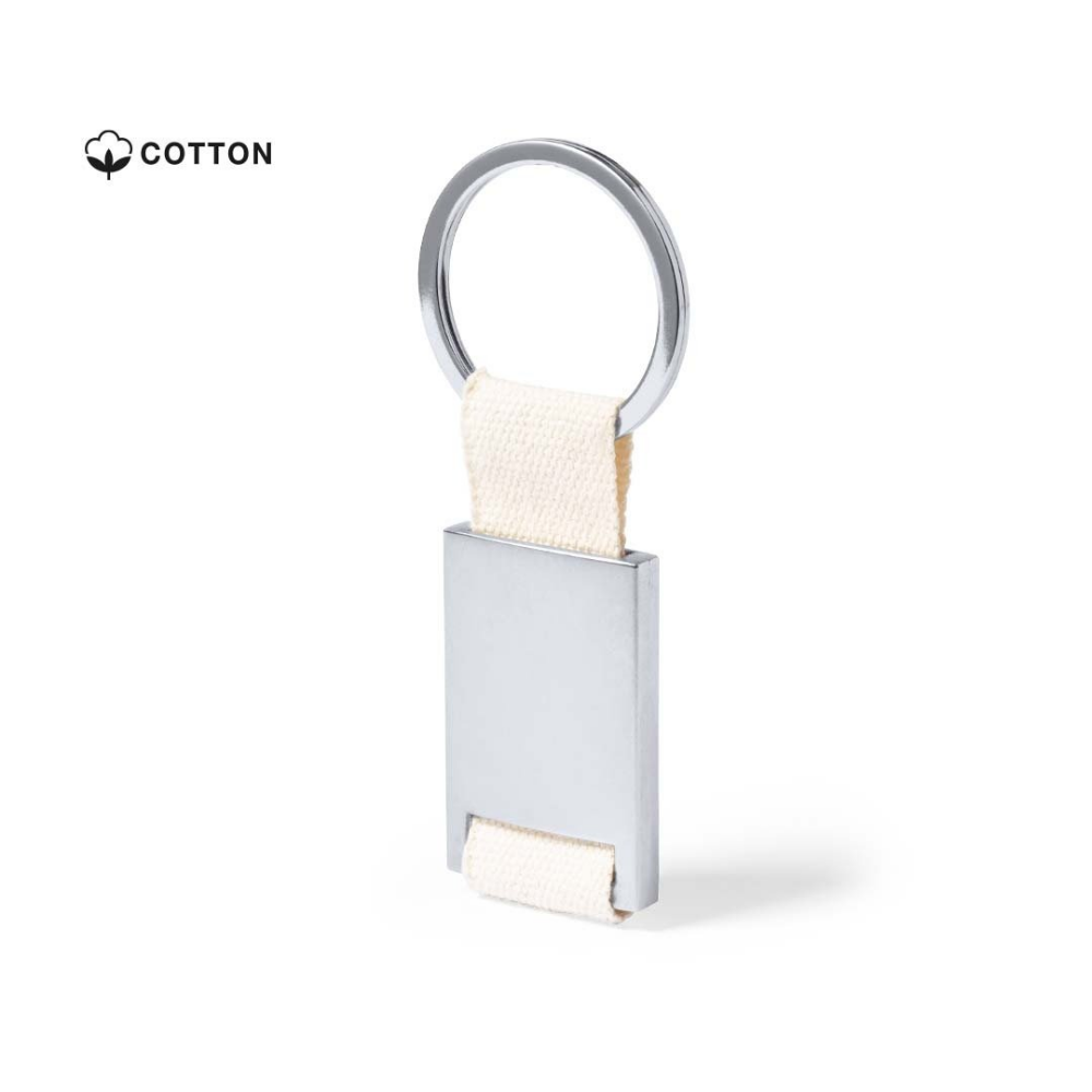 Silver Ribbon Keychain - Harbottle - Llangrannog