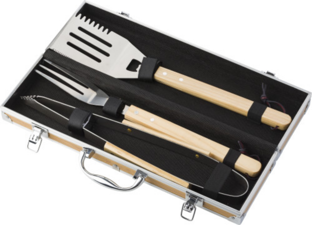 Bamboo barbecue tool set - Woodgreen - Longford