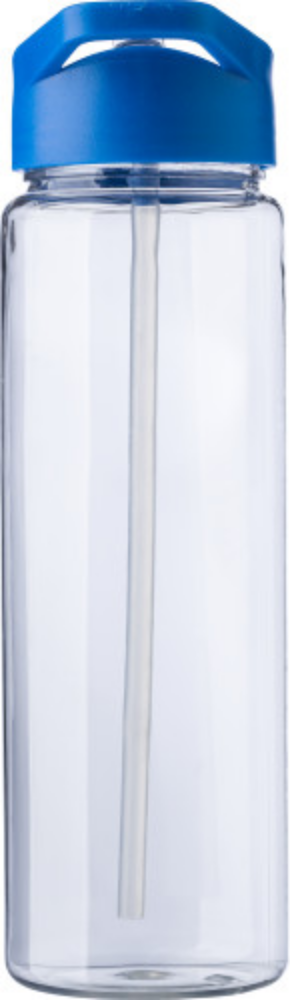 Bottiglia da bevuta RPET con cannuccia piegabile - Pisa