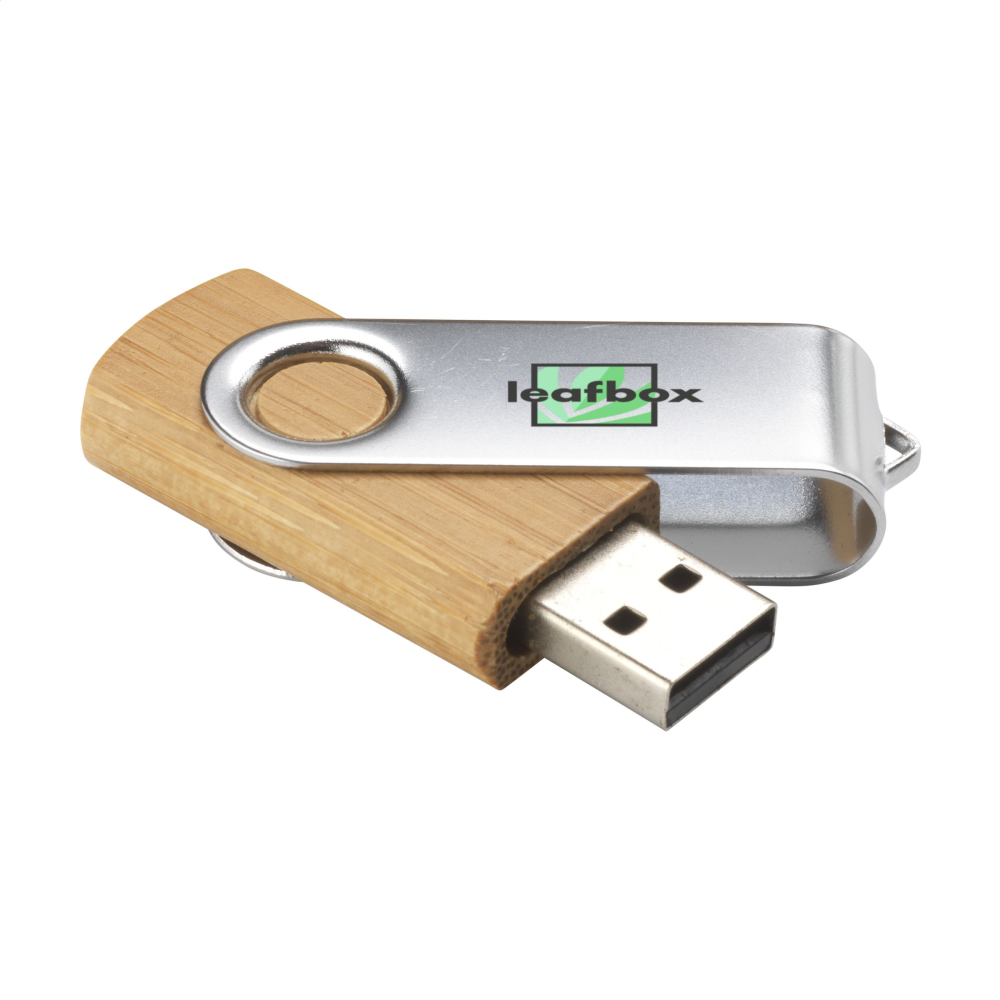 Chiavetta USB in bambù al carbonio ECO - Montecastello