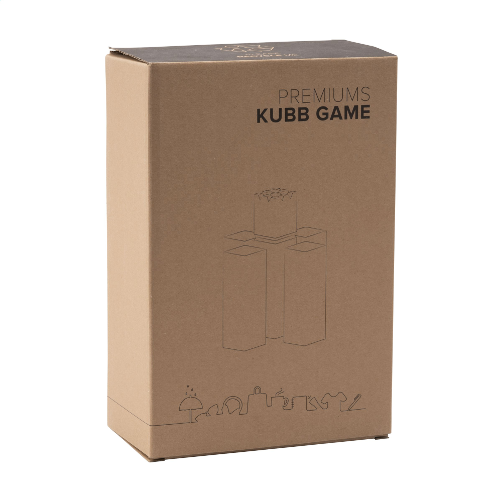 Swedish Kubb Game Set - Ightham