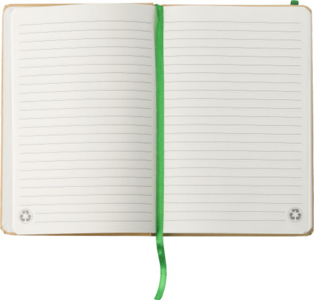 EcoJot A5 Notebook made from Recycled Cardboard - Sway - Kemble