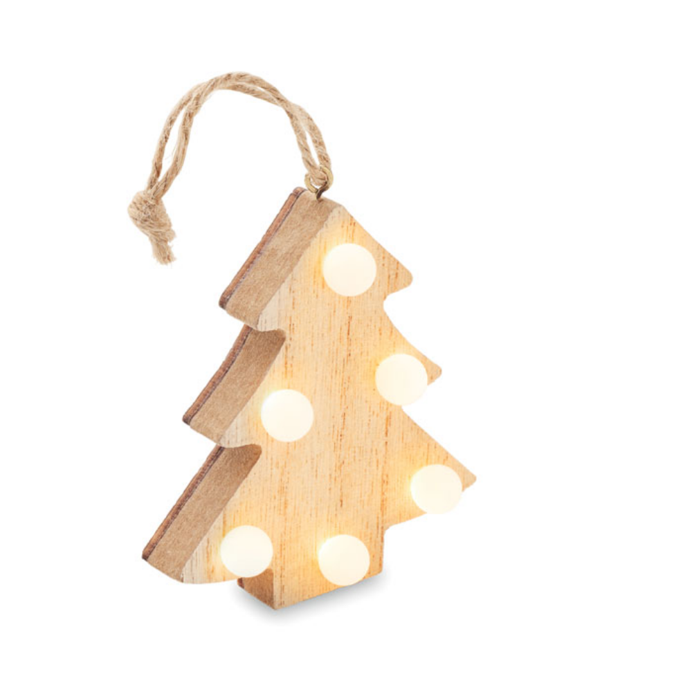 Dekorativ Holz Baum mit LED Beleuchtung