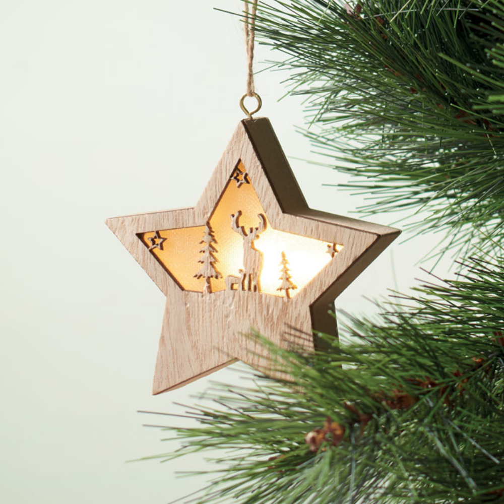Lighted Christmas Star Ornament - Alderminster - West Goscote
