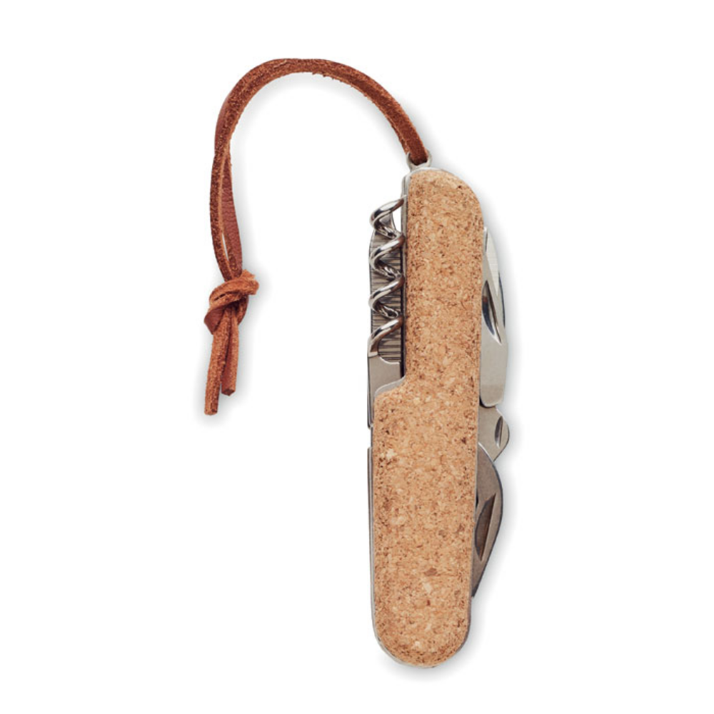 Edelstahl Multifunktions-Taschenmesser mit Korkhülle - Kramsach