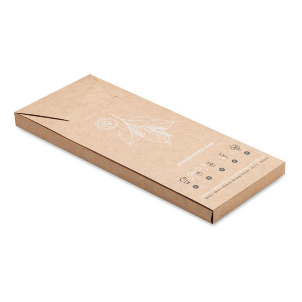 support pour téléphone en bois de bouleau avec kit de graines de pin - Bussière-Poitevine