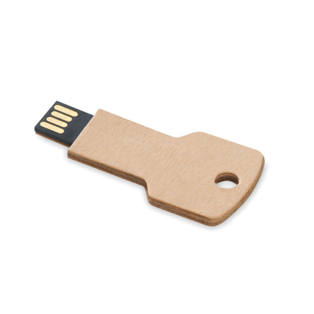 USB-Stick in Papier-Schlüsselform - Osmington