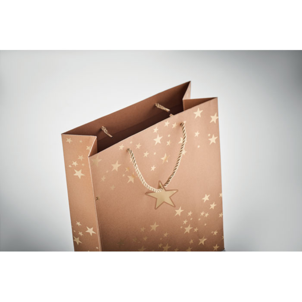 Seasonal Elegance Kraft Paper Bag - Farnham - Hayling Island