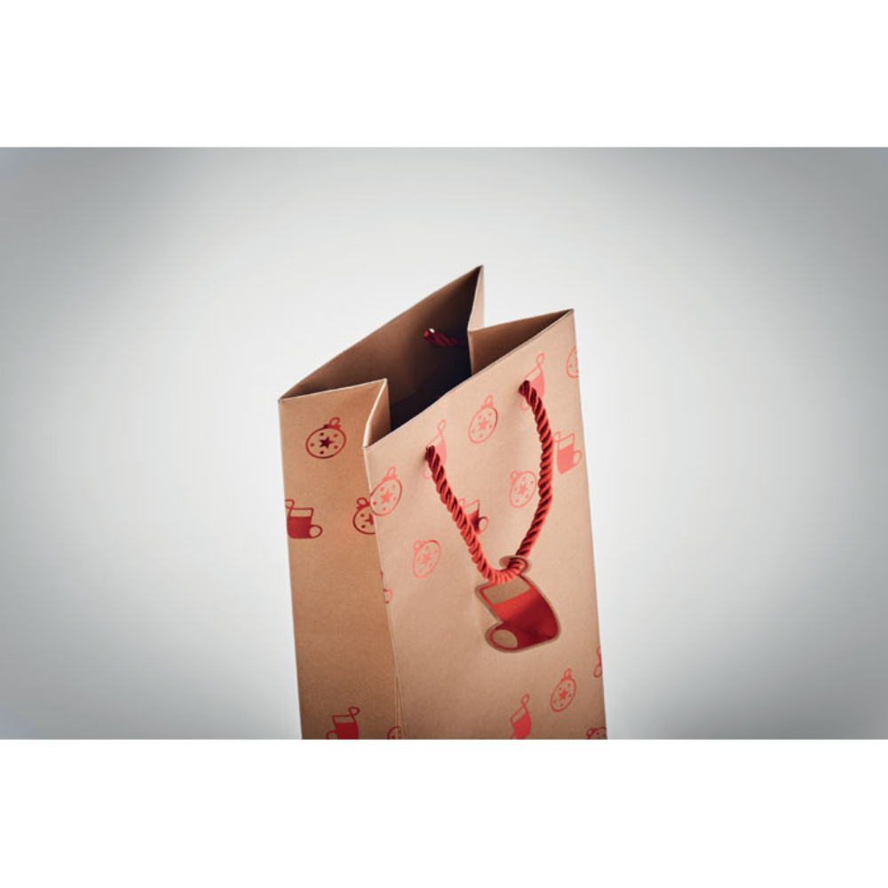 Sophisticated Wine Kraft Paper Bag - Longton - Biggleswade