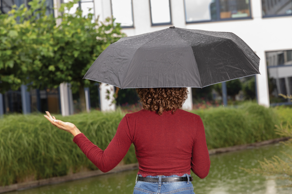 A type of umbrella that is designed with an emphasis on environmental sustainability. This may involve the use of eco-friendly materials, energy-efficient production processes, or a business model that supports sustainable practices. - Walton-on-Thames