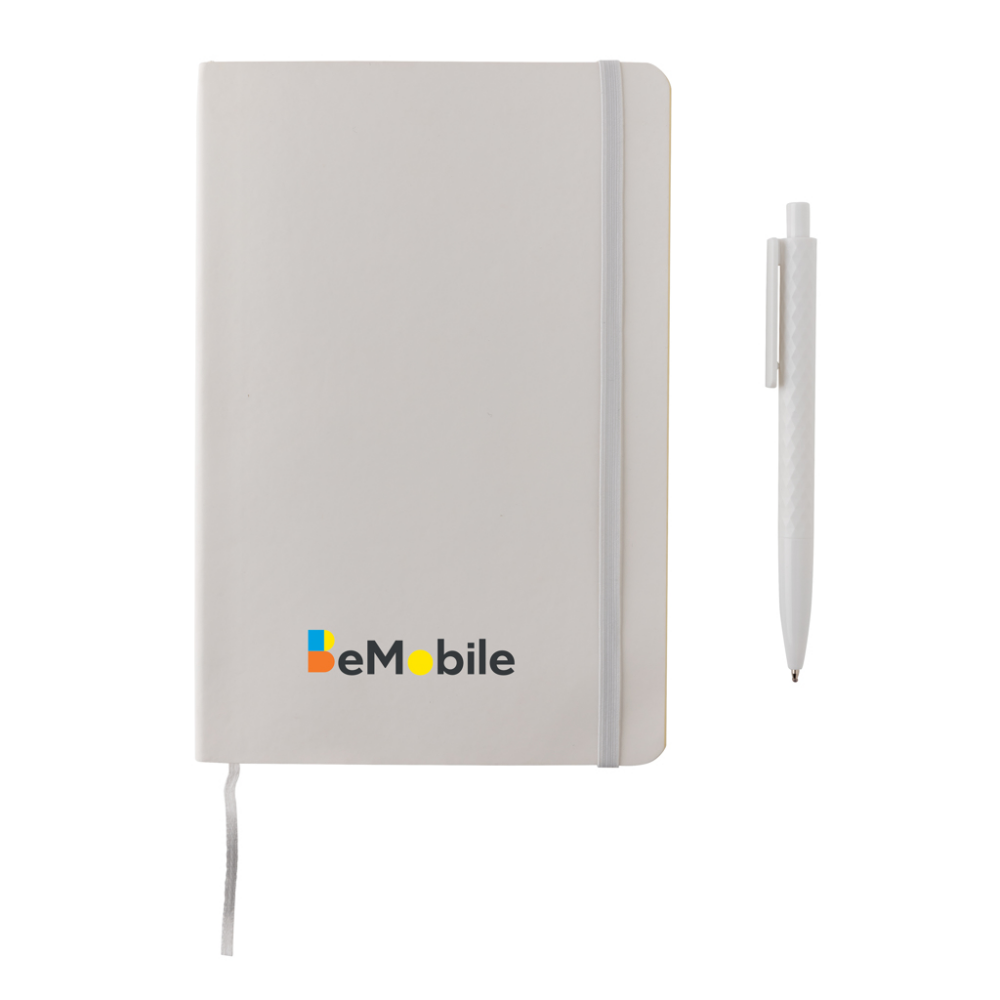 Stoneleigh Antimicrobial Softcover PU Notebook and X3 Pen Set - Bawdrip