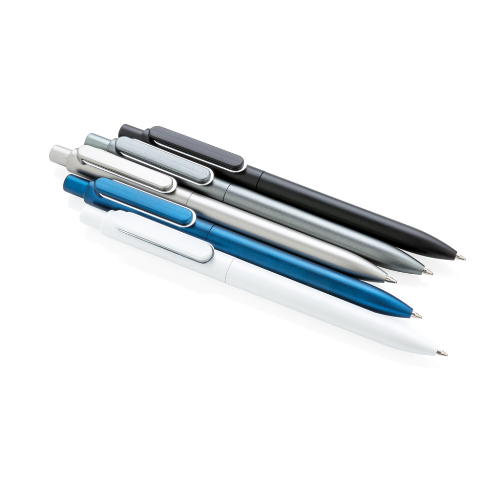 Metallisch blauer Tinten-Kugelschreiber - Obertrum am See