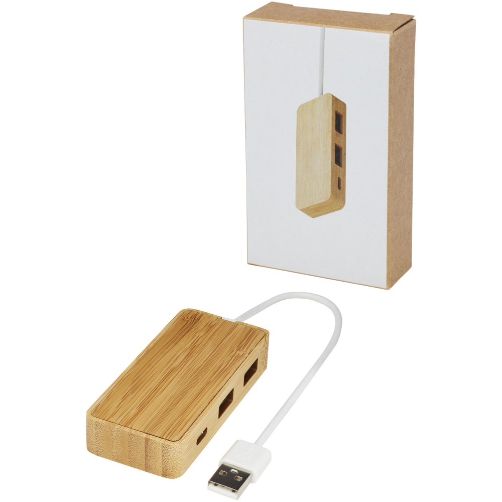 Hub USB en bambou - Montcuq