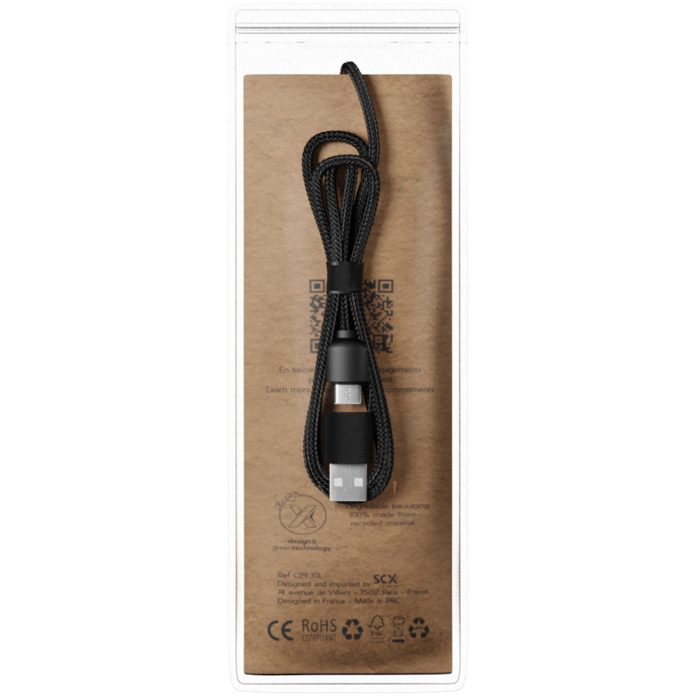 EcoCharge 5-in-1 Bamboo Cable - Meriden - Appleton Thorn